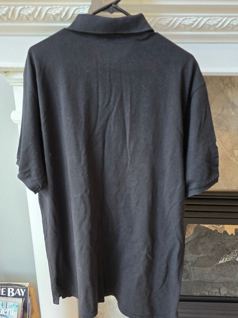Polo Ralph Lauren Polo Shirt Mens XXL Long Black Slim Fit - Picture 5 of 5
